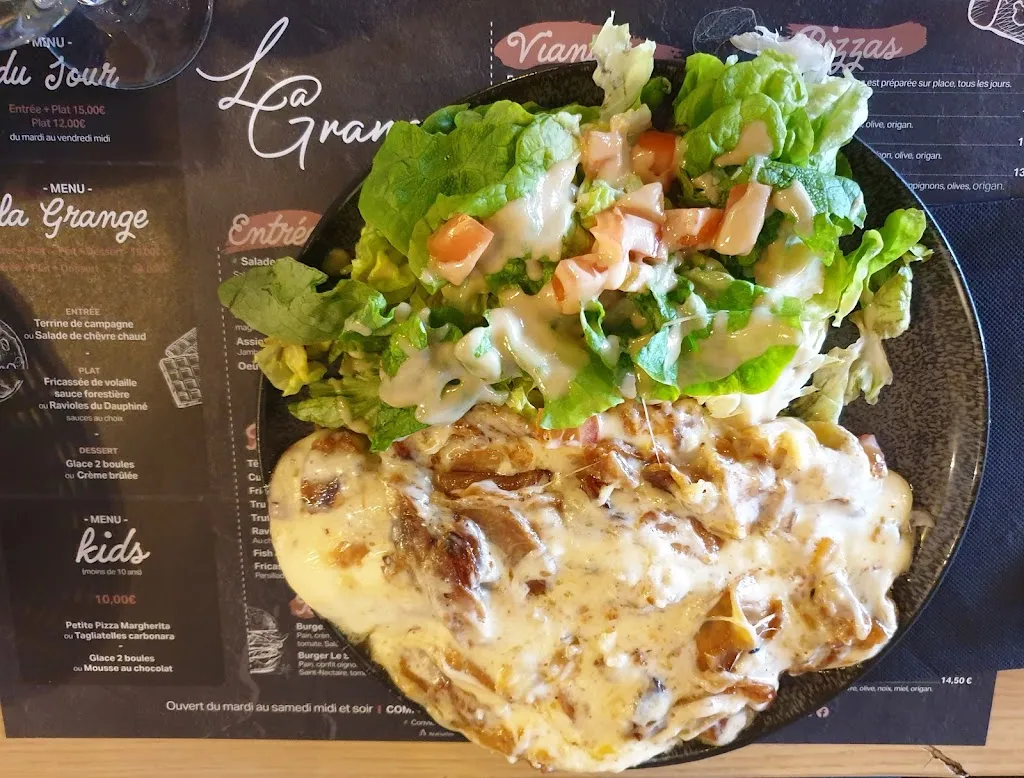 Menu_La Grange Brasseri Pizzeria_Pont-du-Château_image_1