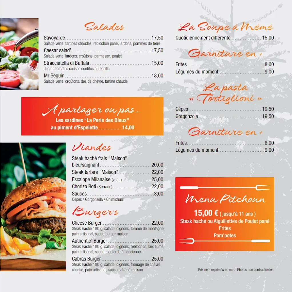 Menu_Le Bataclan AURON Hôtel Restaurant_06660_immagine_2