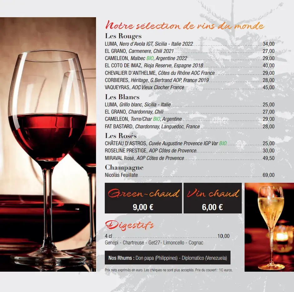 Menu_Le Bataclan AURON Hôtel Restaurant_06660_immagine_3