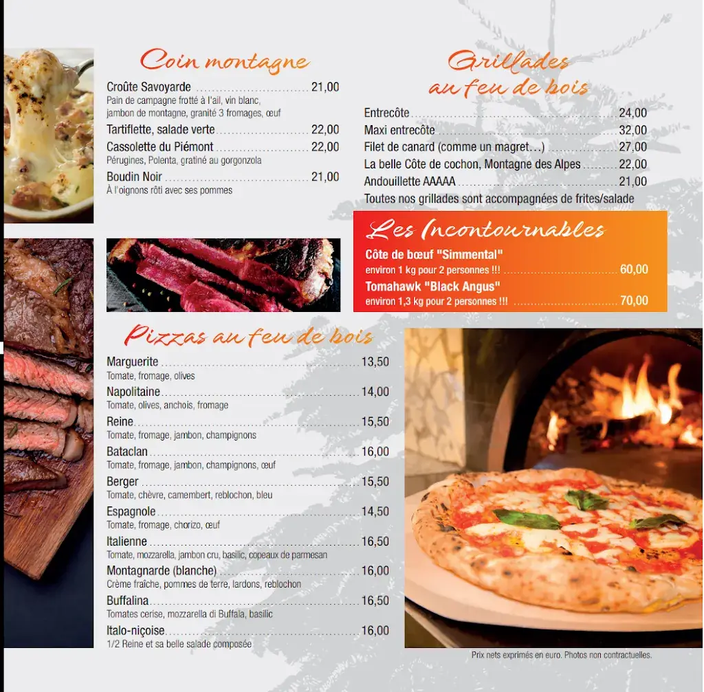 Menu_Le Bataclan AURON Hôtel Restaurant_06660_immagine_4