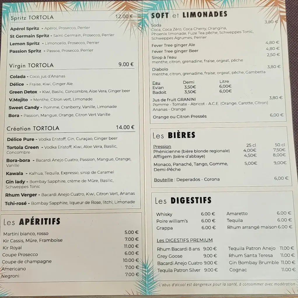 Menu_Tortola restaurant_Saint-Laurent-du-Var_image_1