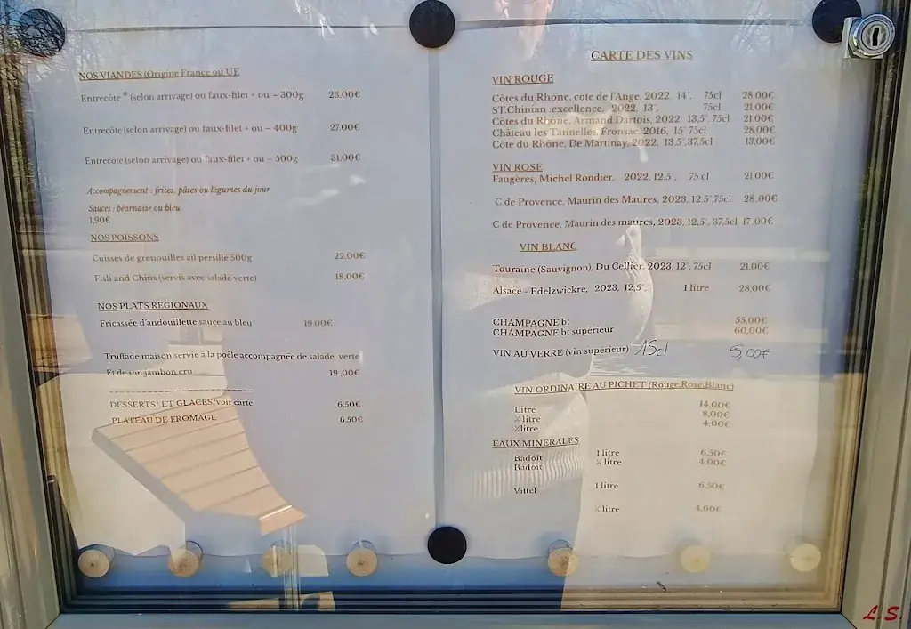 Menu_Le Rendez Vous_Pont-du-Château_image_1