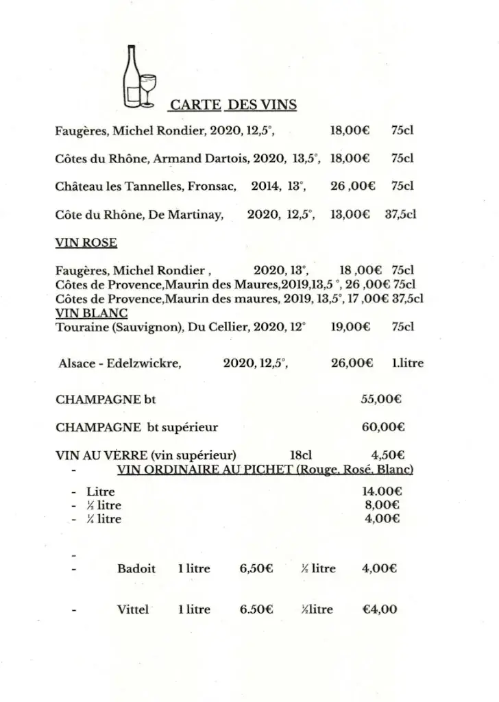 Menu_Le Rendez Vous_Pont-du-Château_image_3