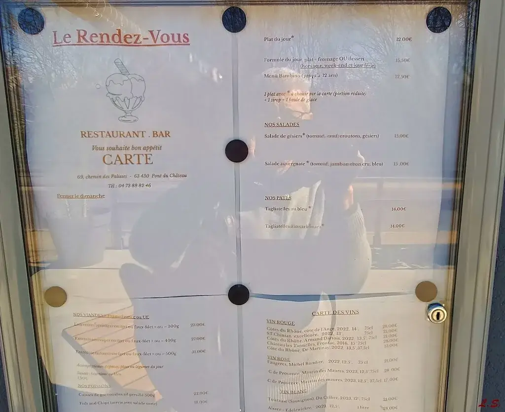 Menu_Le Rendez Vous_Pont-du-Château_image_4