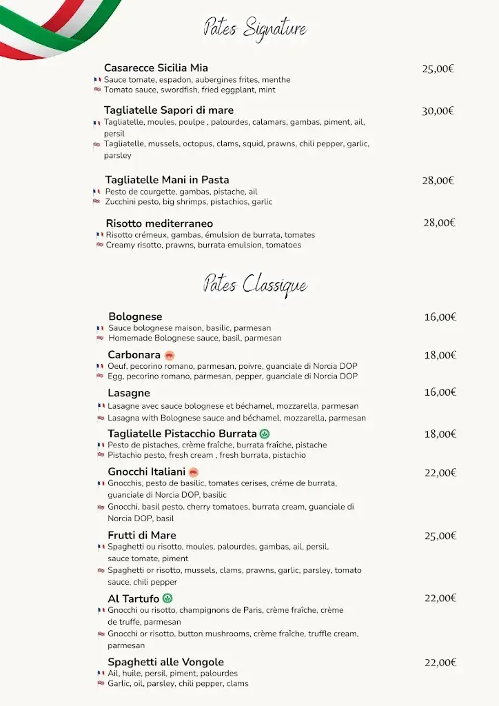 Menu_Mani in Pasta_Saint-Laurent-du-Var_image_1
