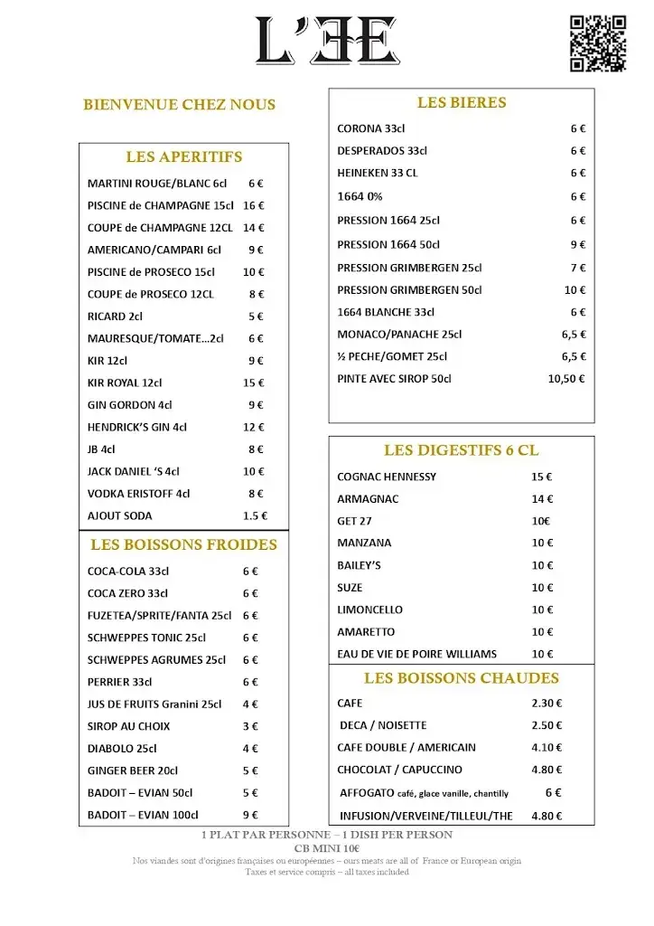 Menu_L'Envers Restaurant_Saint-Laurent-du-Var_image_1