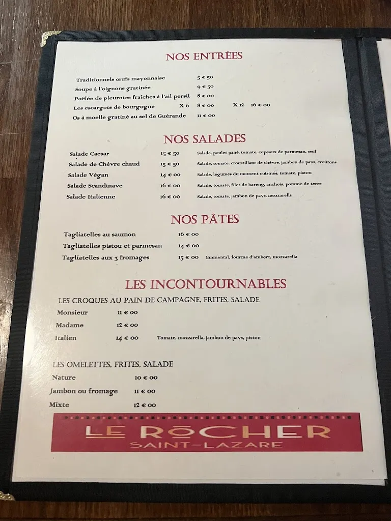 Menu_Le Rocher Saint-Lazare_Paris_image_1