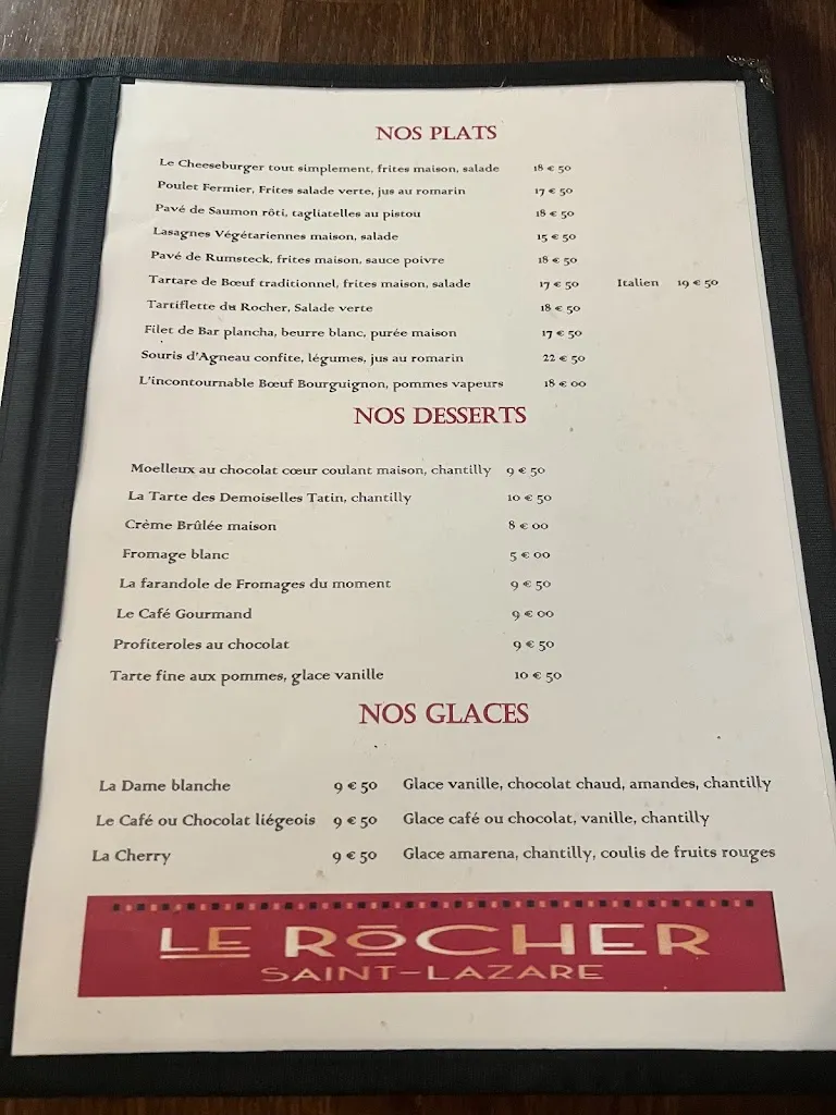 Menu_Le Rocher Saint-Lazare_Paris_image_2