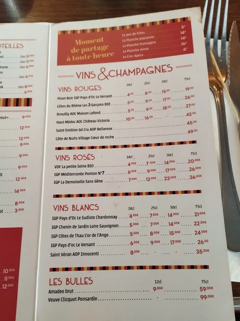 Menu_Le Rocher Saint-Lazare_Paris_image_4