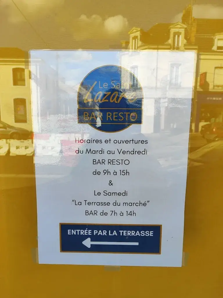 Le Saint Lazare restaurant in Mans