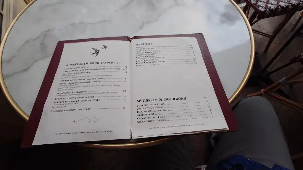 Menu_Le Comptoir de l'Europe_Paris_image_2