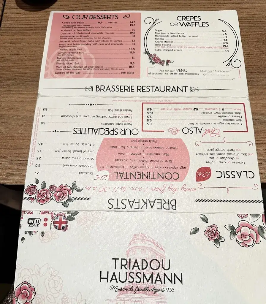 Menu_Triadou Haussmann_Paris_image_2