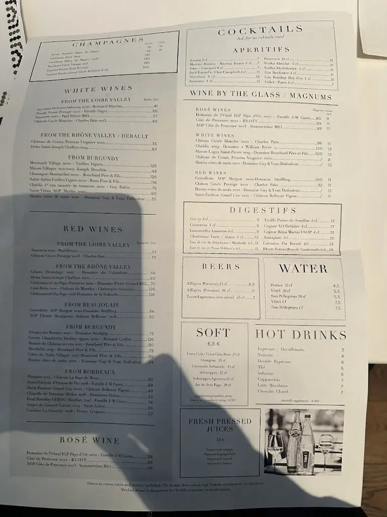 Menu_Brasserie Lazare Paris_Paris_image_2