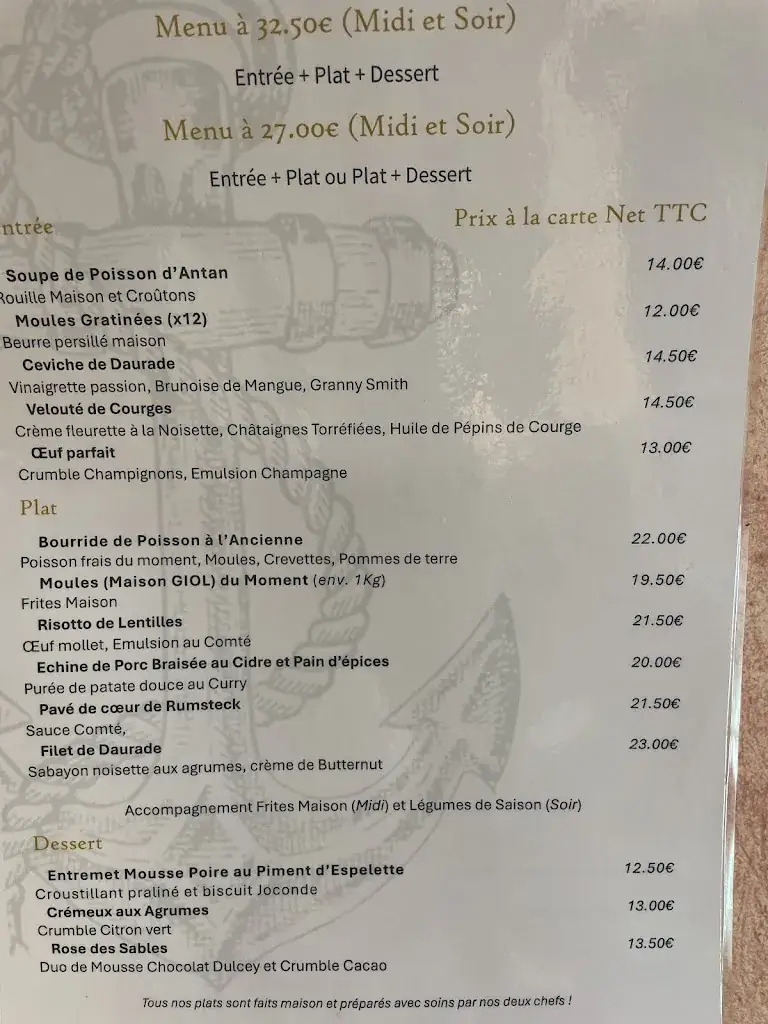 Menu_Restaurant Le Calypso_Saint-Mandrier-sur-Mer_immagine_2