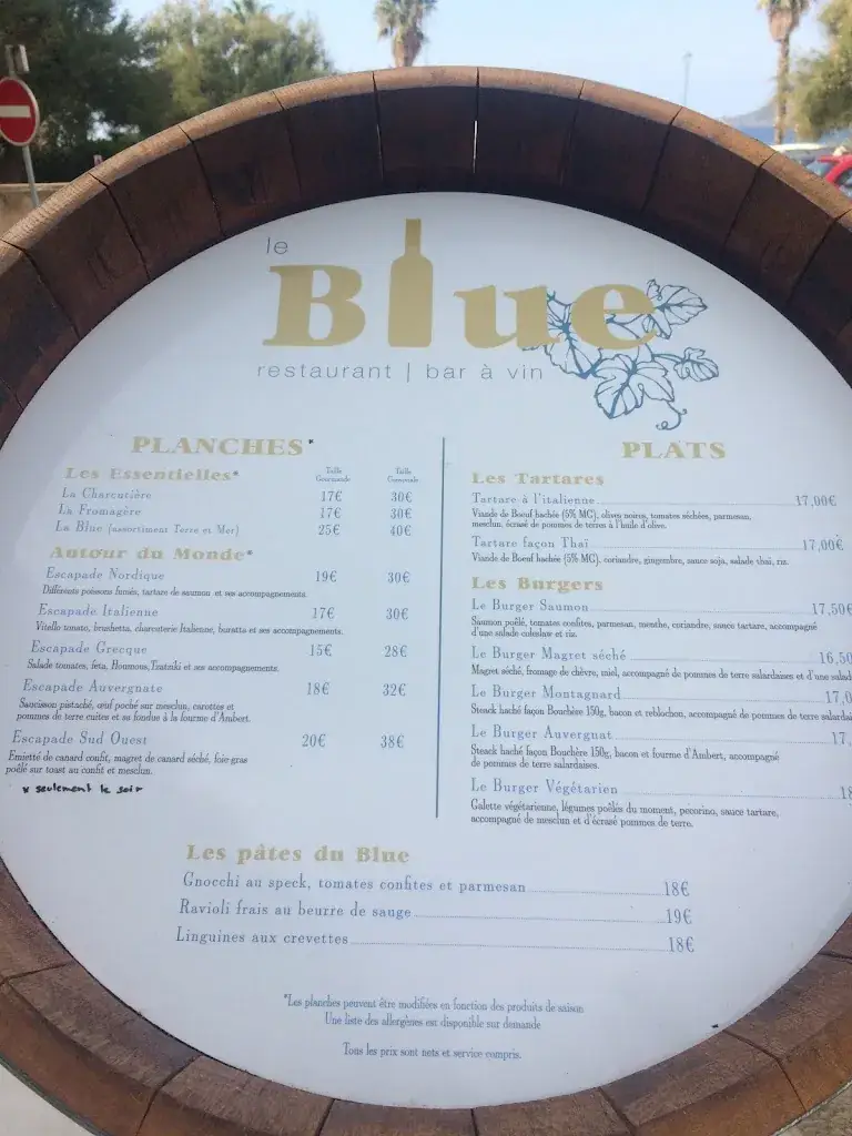 Menu_Le Blue Restaurant | Bar à vin_Saint-Mandrier-sur-Mer_image_3