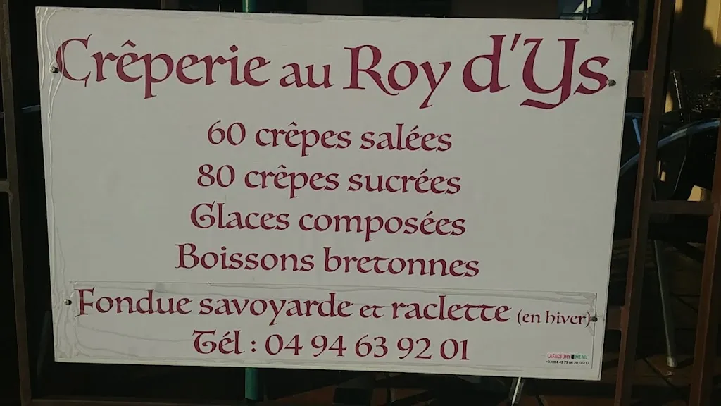 Menu_Crêperie Au Roy d'Ys_Saint-Mandrier-sur-Mer_image_1
