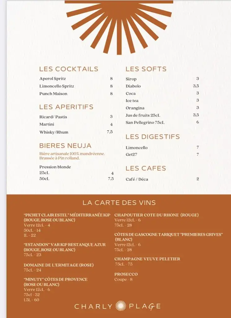 Menu_Le Charly plage_Saint-Mandrier-sur-Mer_image_2
