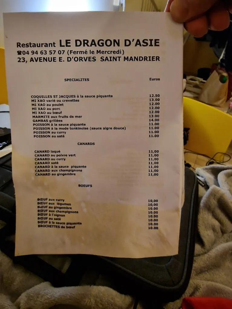Menu_Restaurant Dragon d'Asie_Saint-Mandrier-sur-Mer_image_1