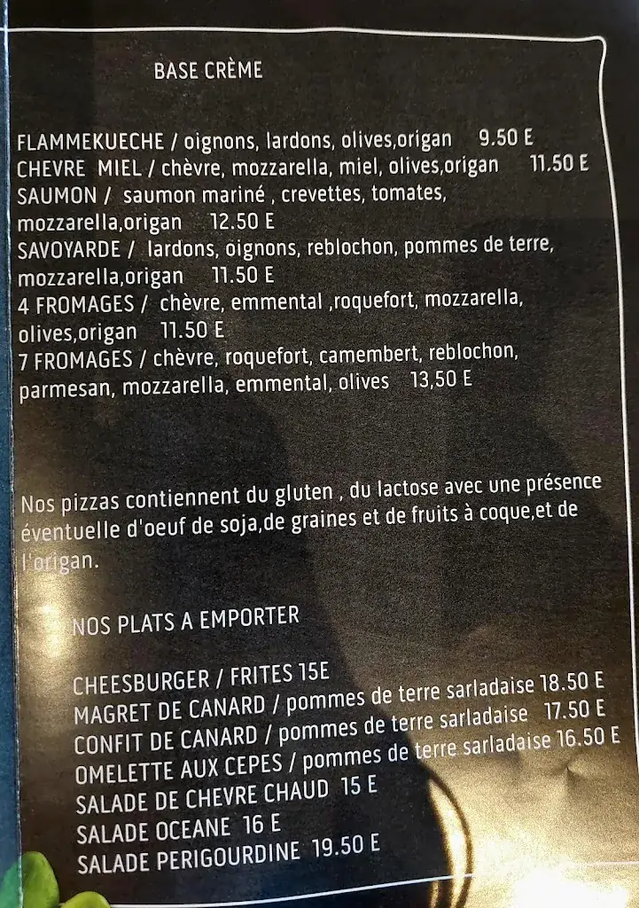 Menu_Restaurant les reflets du Périgord /chez titi_Saint-Mitre-les-Remparts_image_2