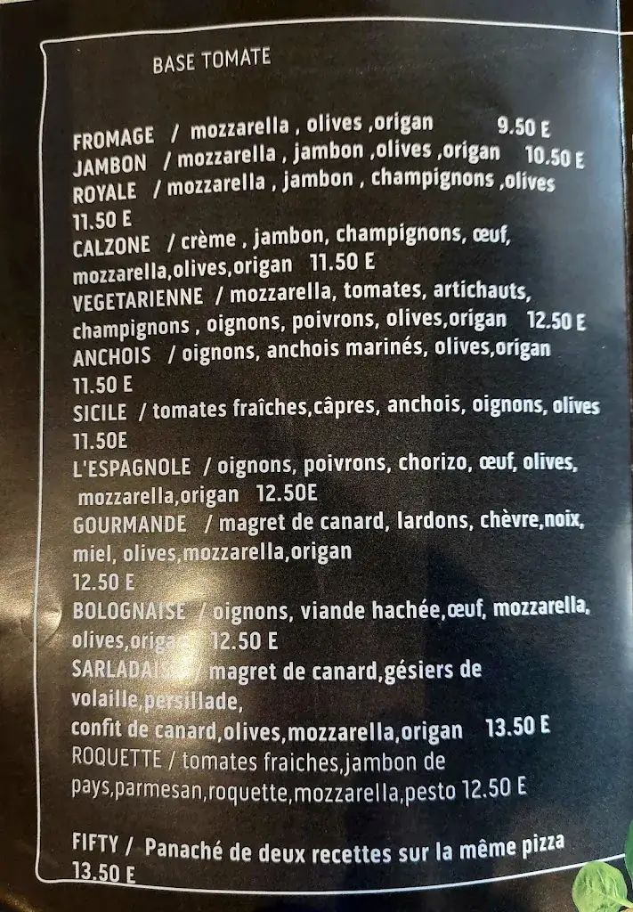 Menu_Restaurant les reflets du Périgord /chez titi_Saint-Mitre-les-Remparts_image_3