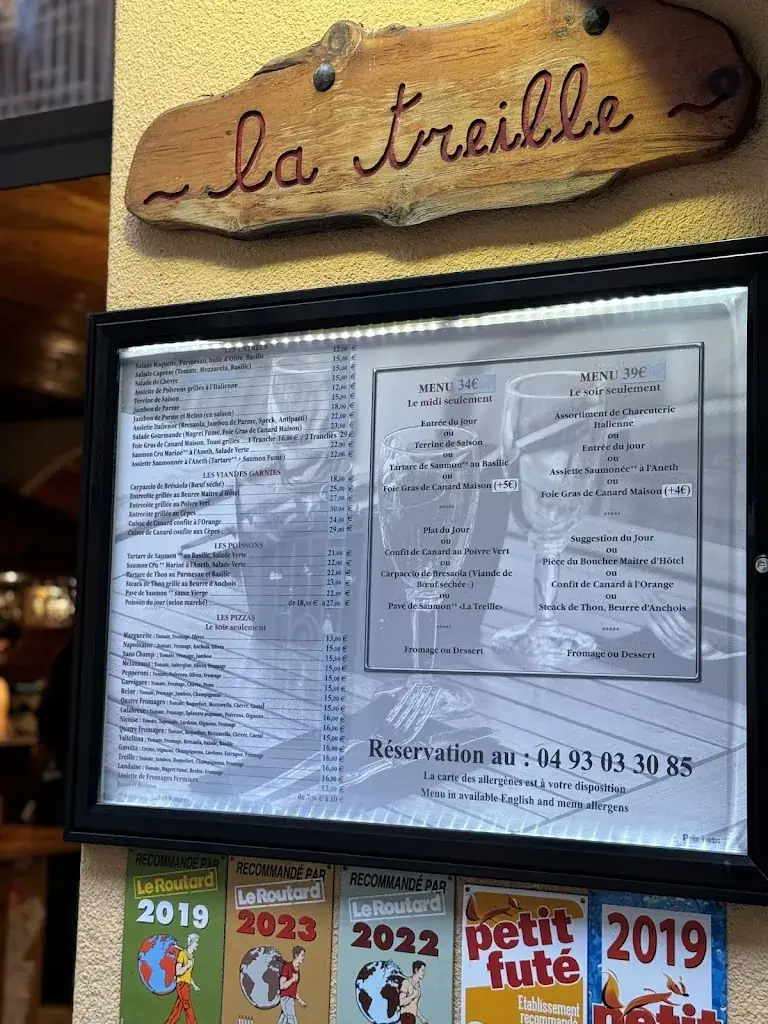 Menu_Restaurant La Treille_Saint-Martin-Vésubie_image_3