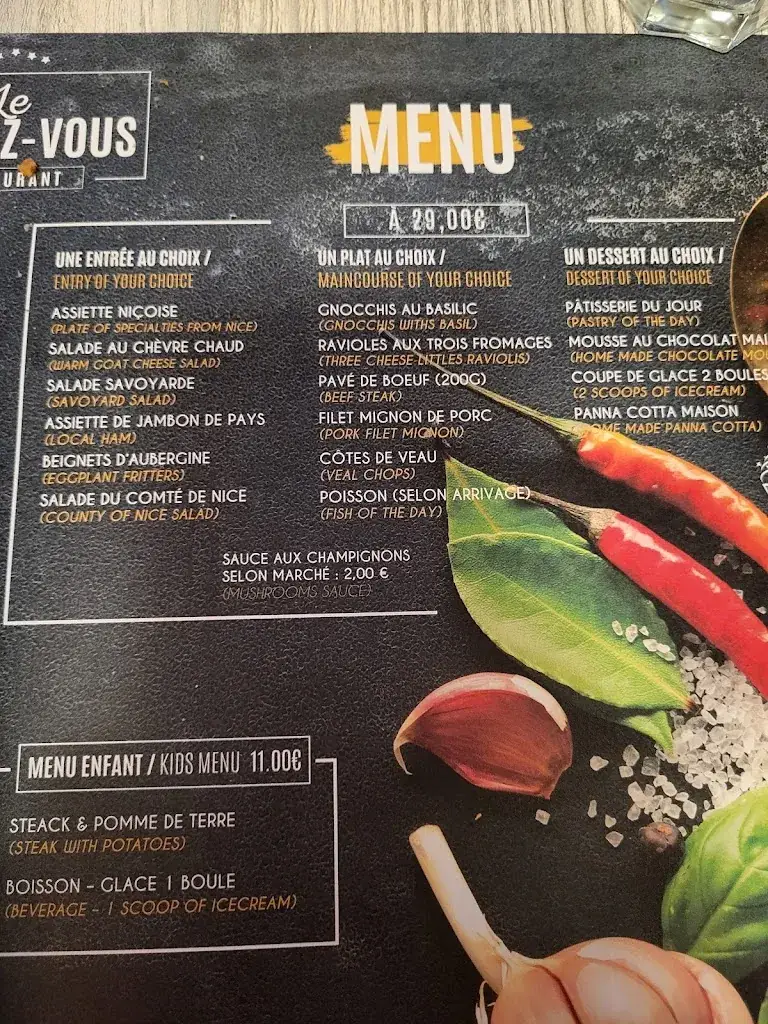 Menu_Le Rendez vous_Saint-Martin-Vésubie_immagine_4