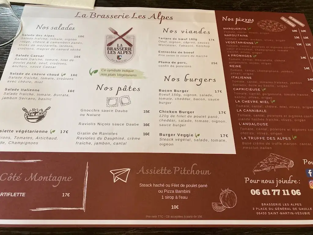 Menu_Brasserie Les Alpes_Saint-Martin-Vésubie_image_2