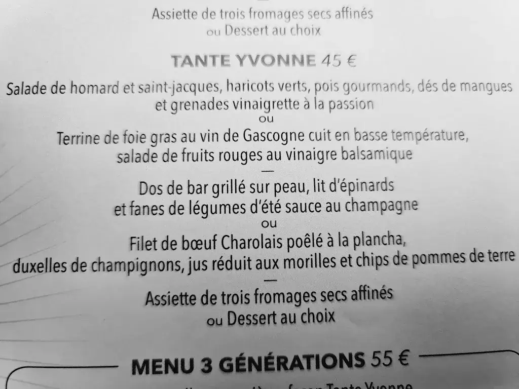Menu_Logis Hôtel Tante Yvonne_Quincieux_image_4
