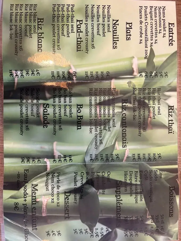 Menü_Ô thai_Saint-Martin-de-Crau_Bild_2