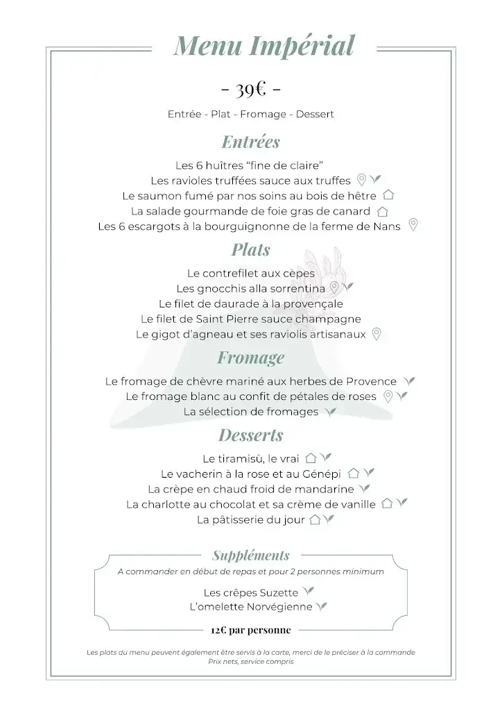 Menu_Logis Hôtel le Relais Imperial_Saint-Vallier-de-Thiey_image_3