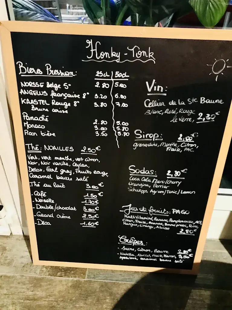 Menu_Honky tonK Brasserie St Zacharie_Saint-Zacharie_image_1