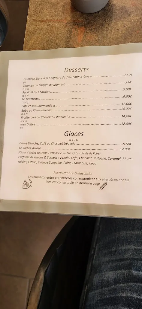 Menu_Le Coelacanthe_Saint-Raphaël_image_4