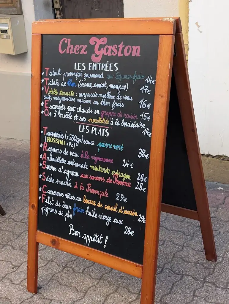 Menu_Chez Gaston_Saint-Raphaël_image_1