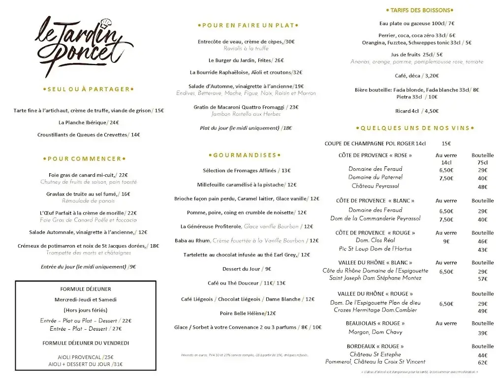 Menu_Le Jardin Poncet_Saint-Raphaël_image_1