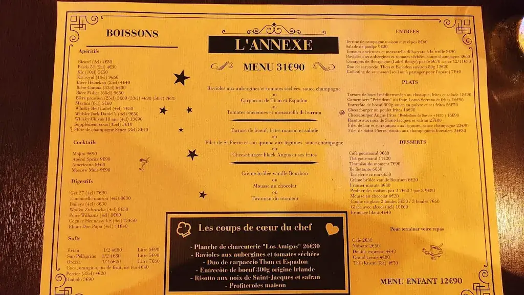 Menu_L'Annexe_Saint-Raphaël_image_1