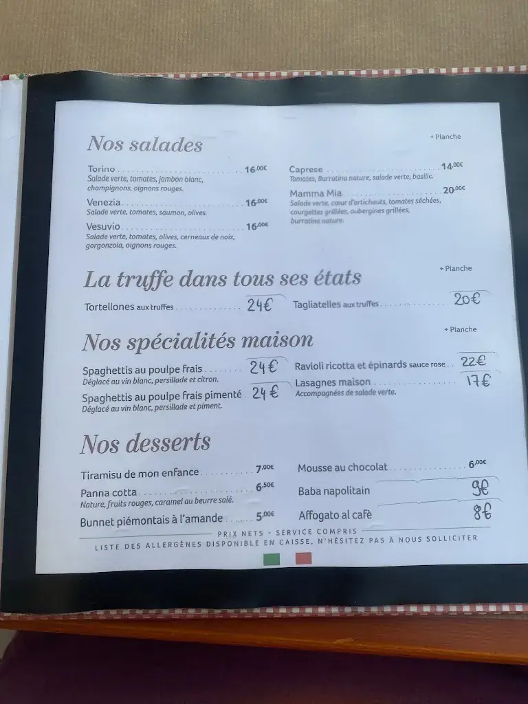 Menu_Mamma Mia Ristorante_Saint-Raphaël_image_1