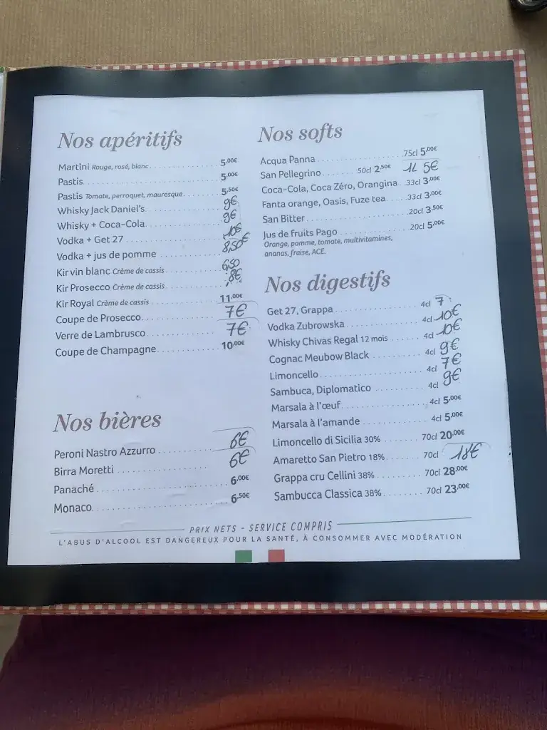 Menu_Mamma Mia Ristorante_Saint-Raphaël_image_2