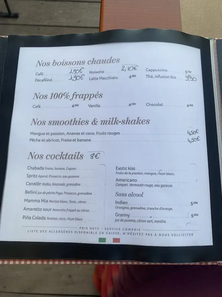 Menu_Mamma Mia Ristorante_Saint-Raphaël_image_3