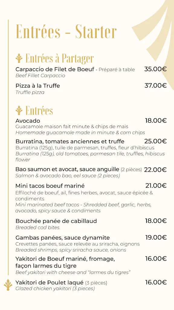 Menu_Le Baïa Saint-Raphaël_Saint-Raphaël_image_2