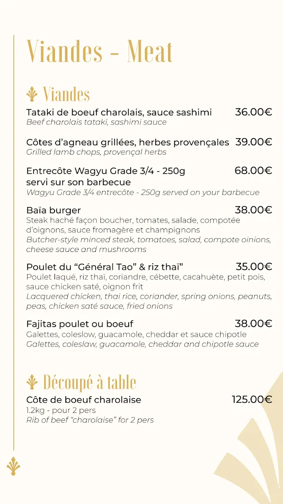 Menu_Le Baïa Saint-Raphaël_Saint-Raphaël_image_4