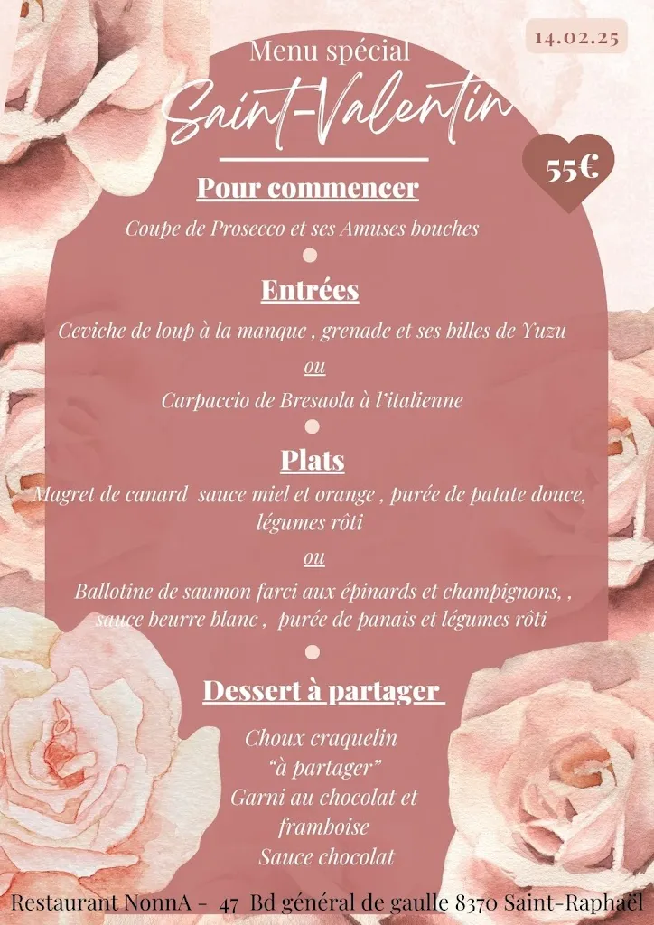 Menu_Restaurant Nonna_Saint-Raphaël_image_1