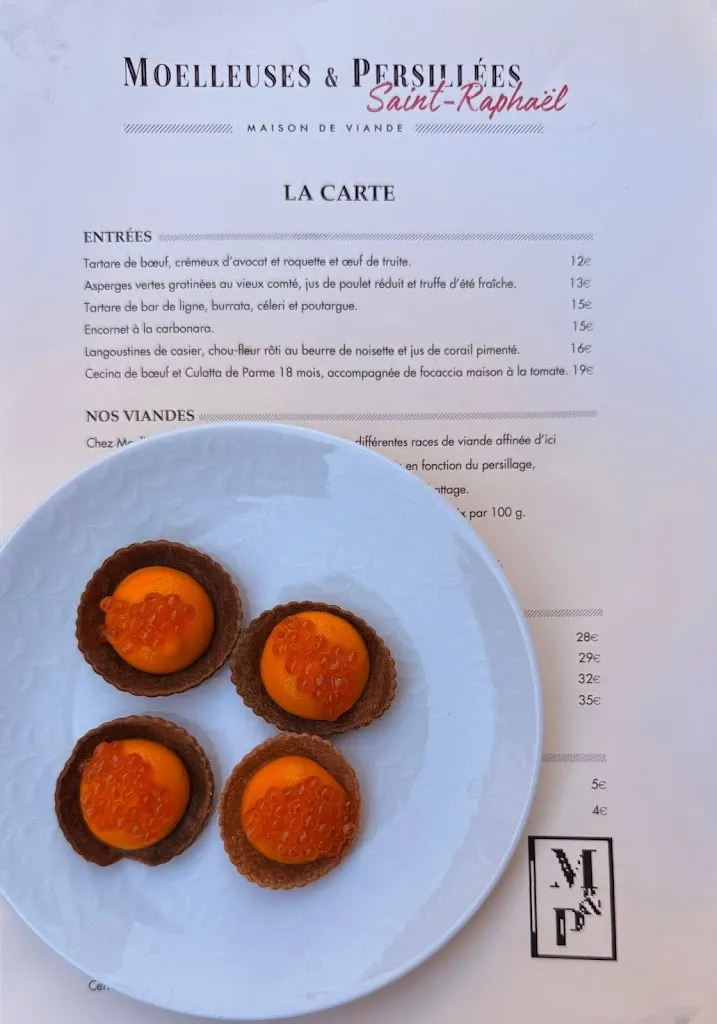 Menu_Moelleuses et Persillees - restaurant de viande, steakhouse à Saint-Raphaël_Saint-Raphaël_image_2