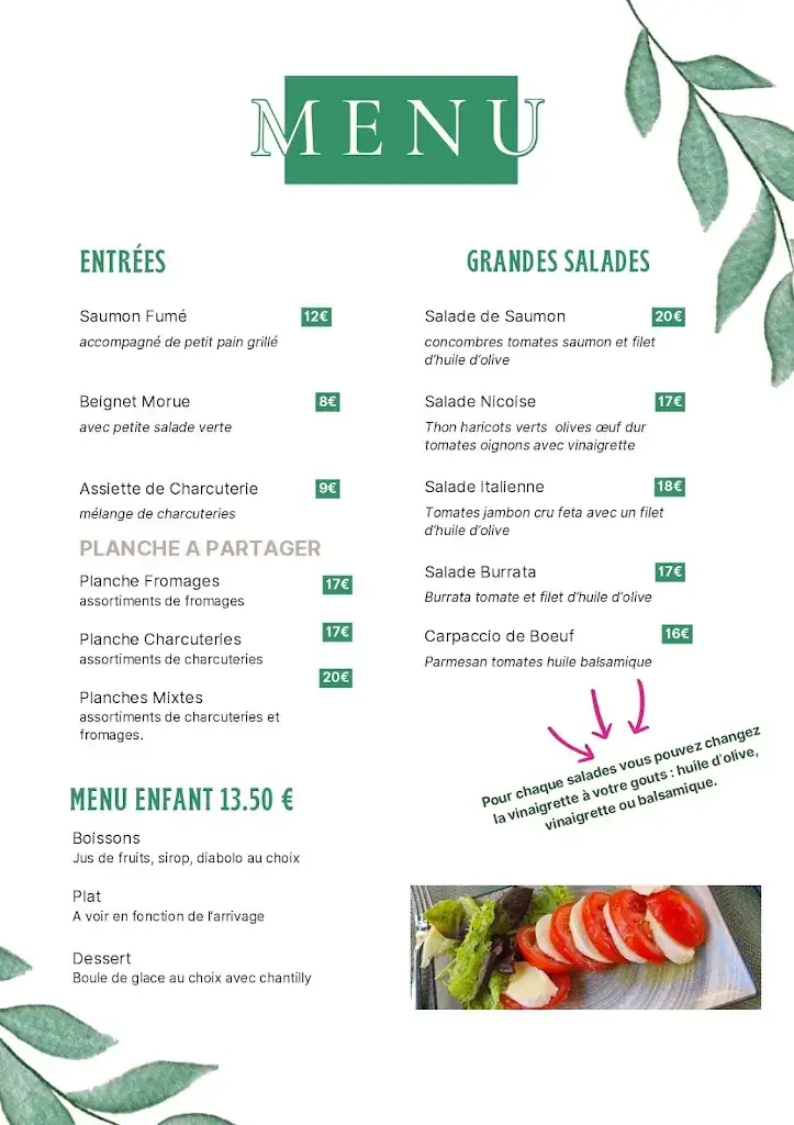 Menu_Chez Lucie_Saint-Raphaël_image_2