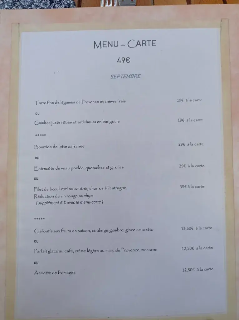 Menu_Le Jardin de Sébastien_Saint-Raphaël_image_1
