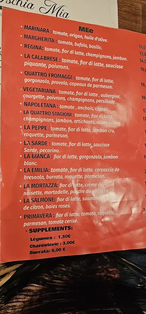 Menu_Pizzeria ISCHIA MIA_Saint-Raphaël_image_4