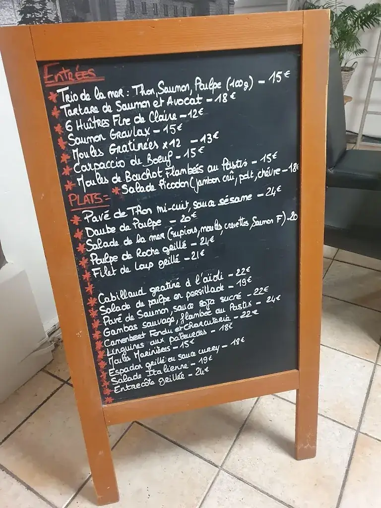 Menu_Aux Bons Sens - Le Restaurant de la Poissonnerie_Saint-Victoret_image_1