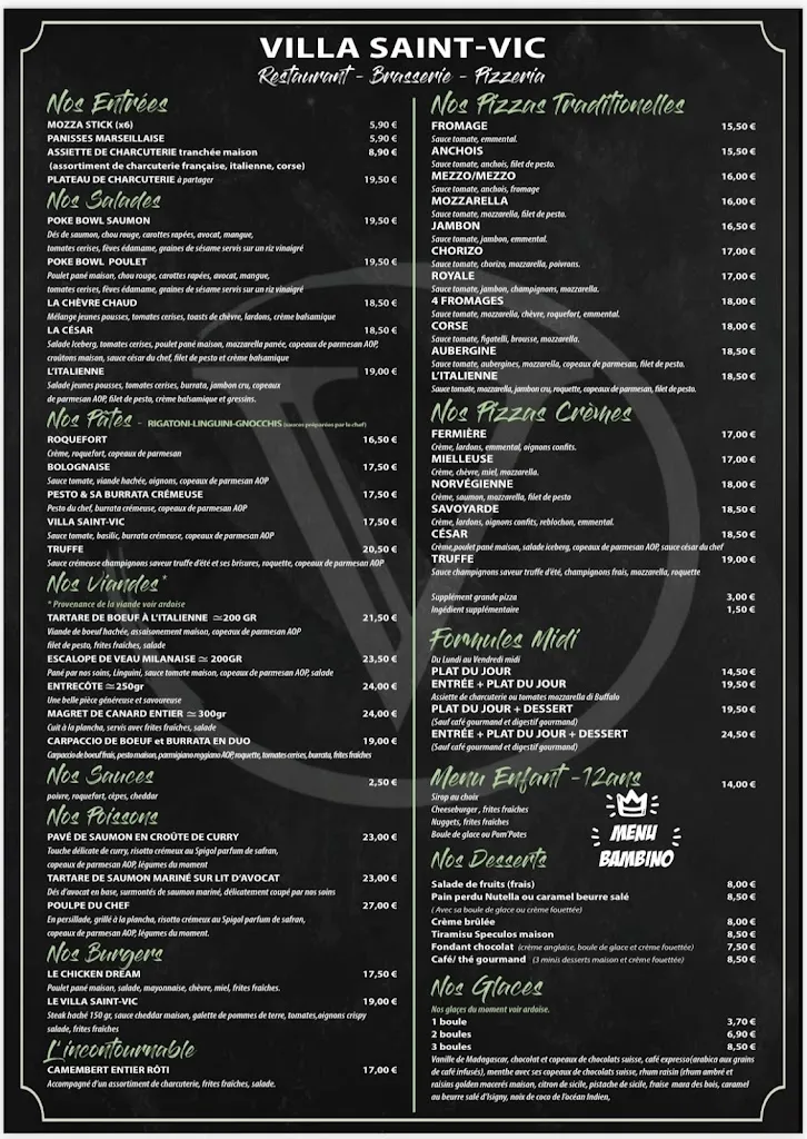 Menu_Villa Saint Vic_Saint-Victoret_image_1