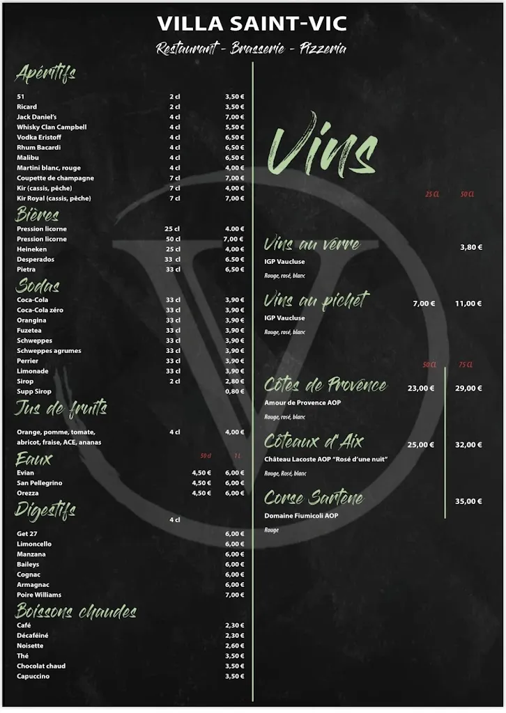 Menu_Villa Saint Vic_Saint-Victoret_image_2