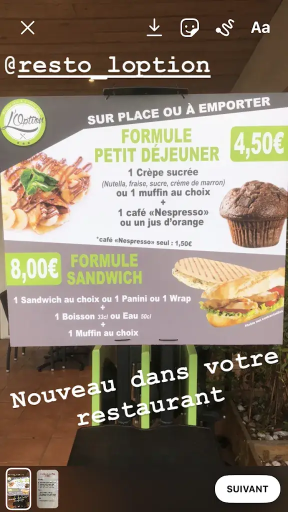 Menu_L'option, bar à salade & plus_Saint-Victoret_image_1