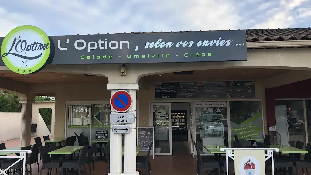 L'option, bar à salade & plus restaurant in Saint-Victoret